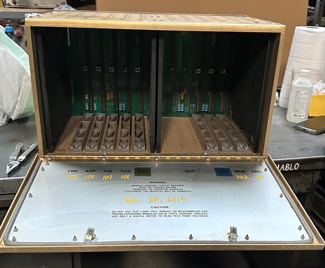 60S CPU Card Rack - Empty