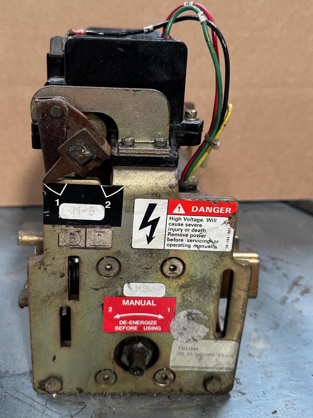 Motor braking reversal motor